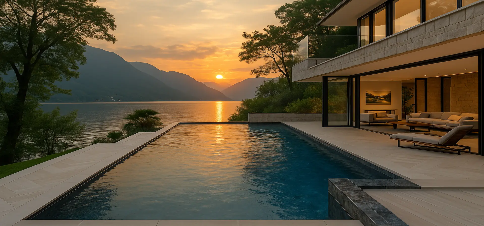 Architettura contemporanea sul lago